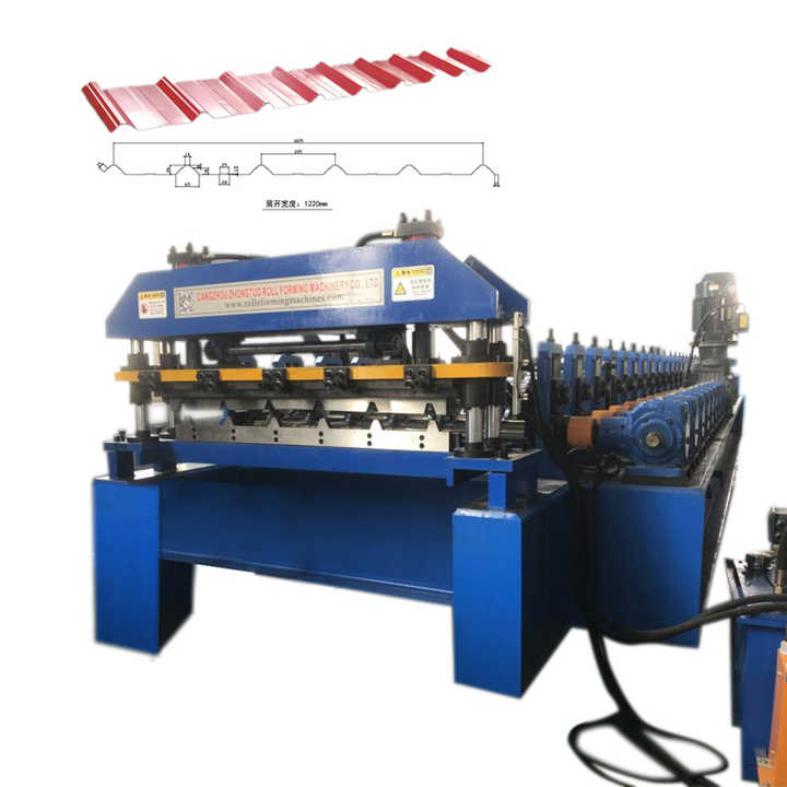 High Speed Trapezoidal Roof Sheet Roll Forming Machine