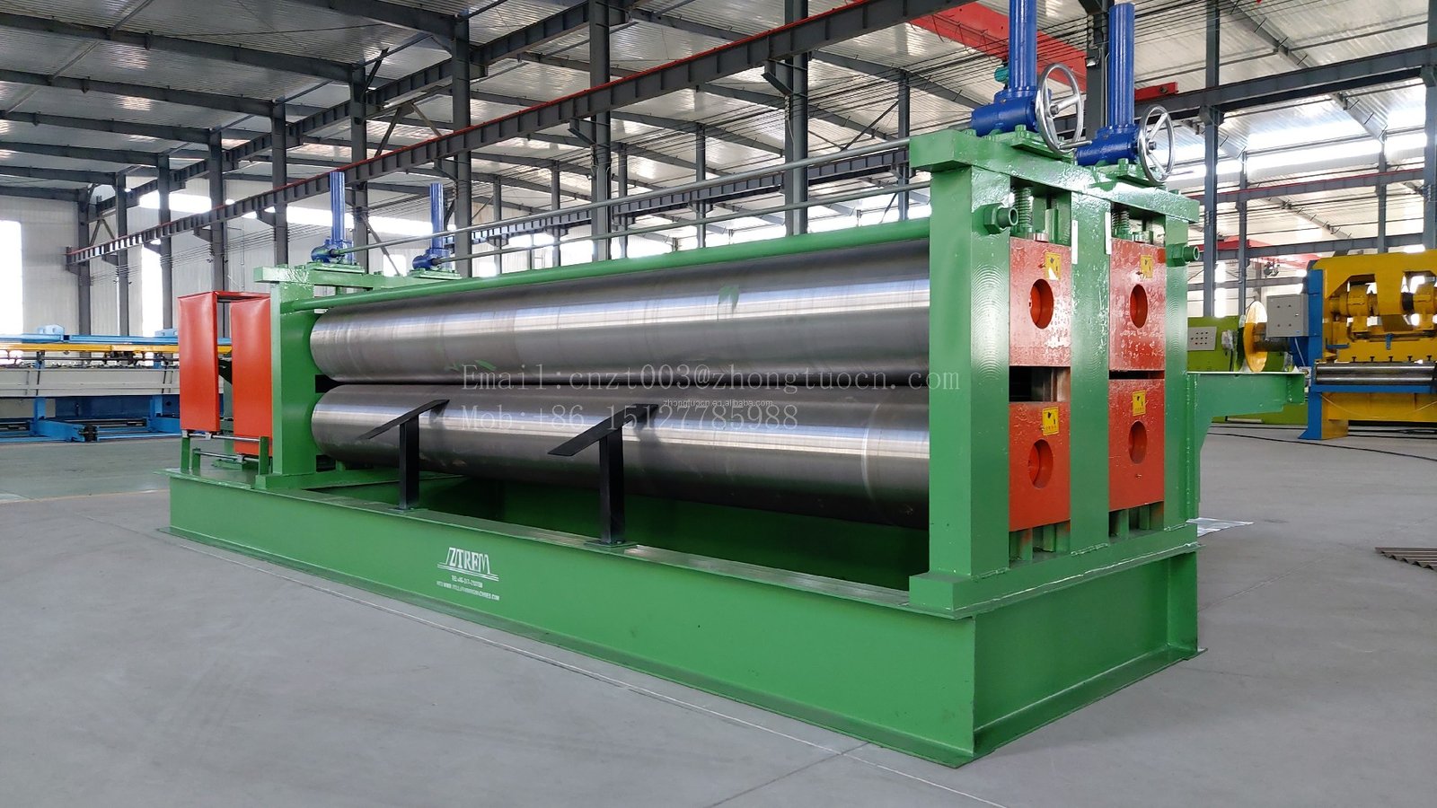 Barrel corrugated forming machine