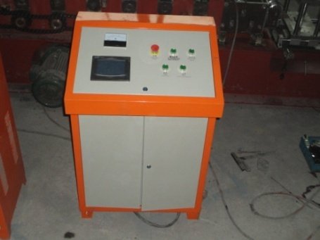 Ridge making machine for metal roof