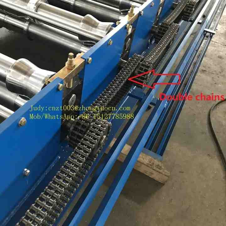 Full automatic glazed roll forming machine