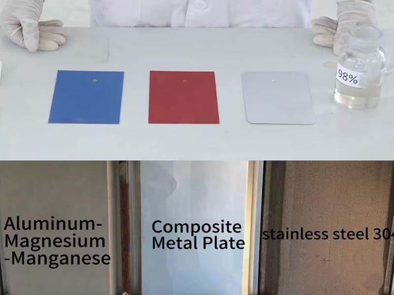Experimental comparison of anti-corrosion effect