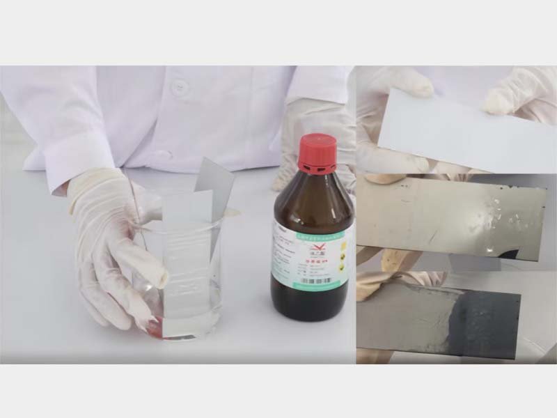 Comparison of acetic acid soaking experiments